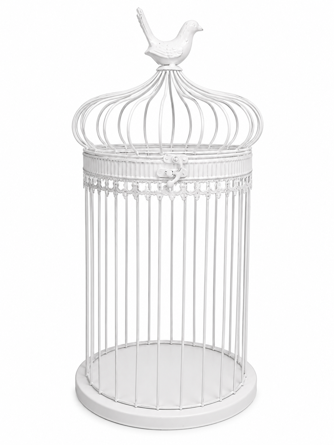 Cage: Round - White T-Light holders