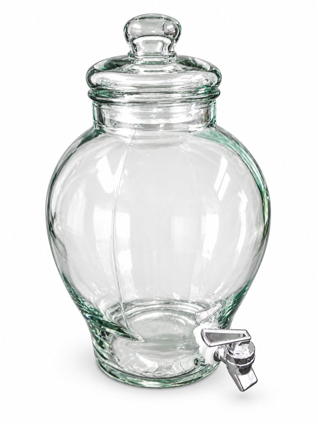 Glass beverage dispenser for hire