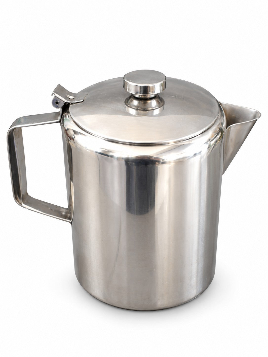 Large stainless steel tea and coffee pot for hire
