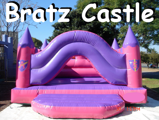 Bratz jumping castle in pink and purple