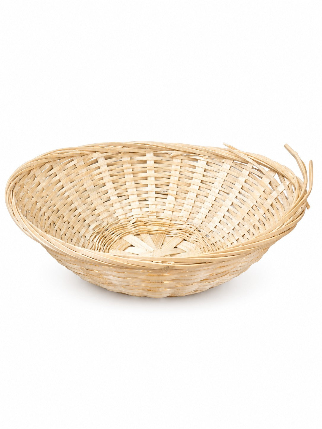 Large oval bamboo bread basket for hire