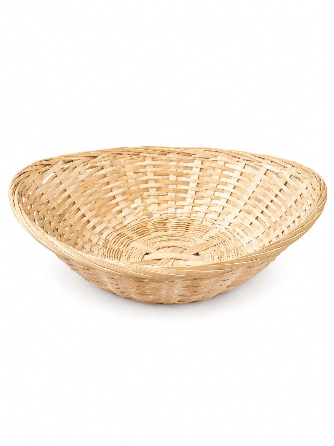 Medium oval bamboo bread basket for hire