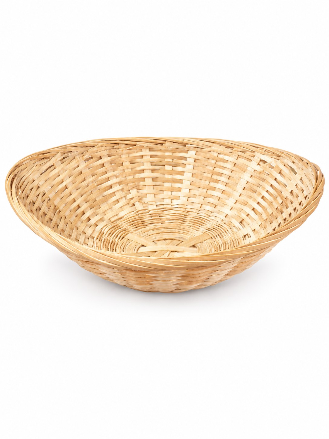 Small oval bamboo bread basket for hire