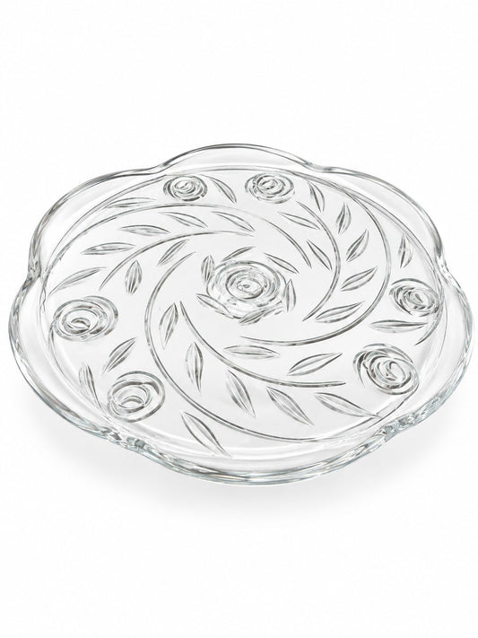 Small glass cake stand for hire