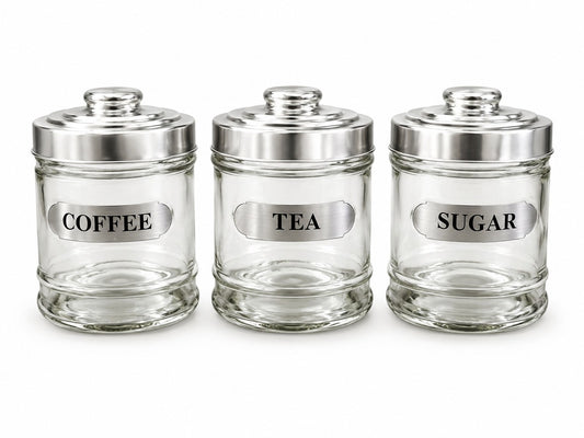 Coffee, tea and sugar canisters for hire