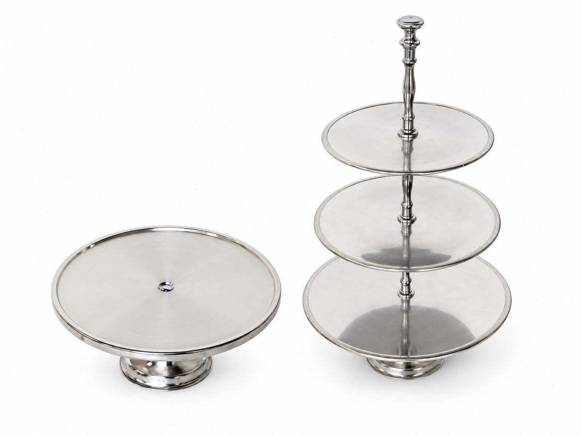 Silver cupcake stand for hire